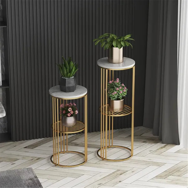 Modern Wooden flower pot Table