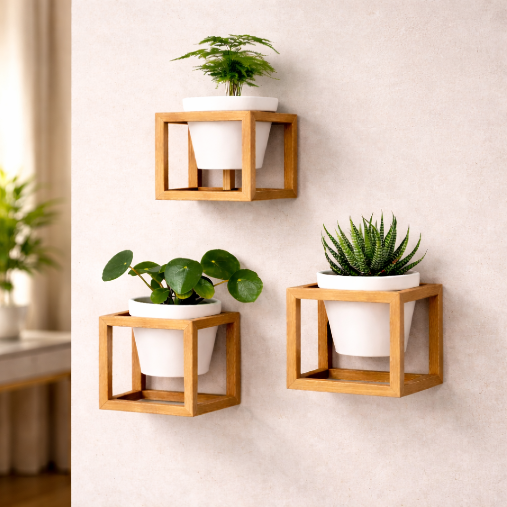 Modern Plant Stand Wooden