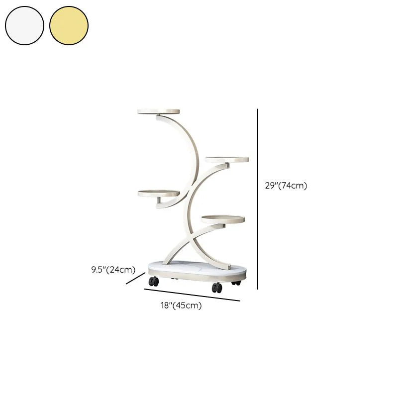 Circular Flower Plant Stand Modern Decoration Plant