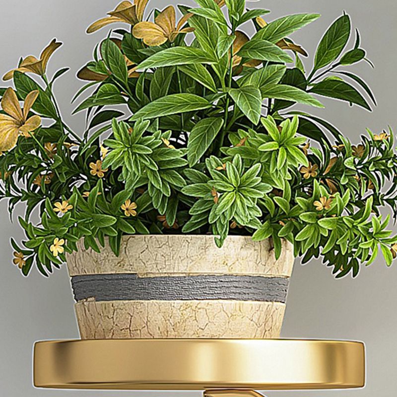 Round Metal Plant Stand Modern Decoration Plant