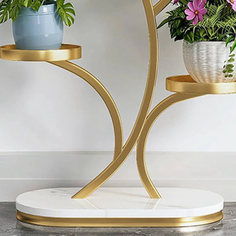 Round Metal Plant Stand Modern Decoration Plant
