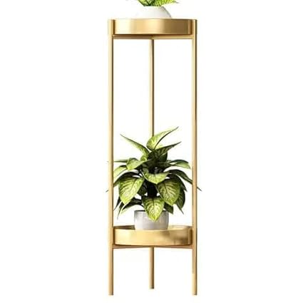 Metal Floor Flower Stands (Gold-Black-White) pack of 3