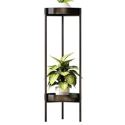 Metal Floor Flower Stands (Gold-Black-White) pack of 3