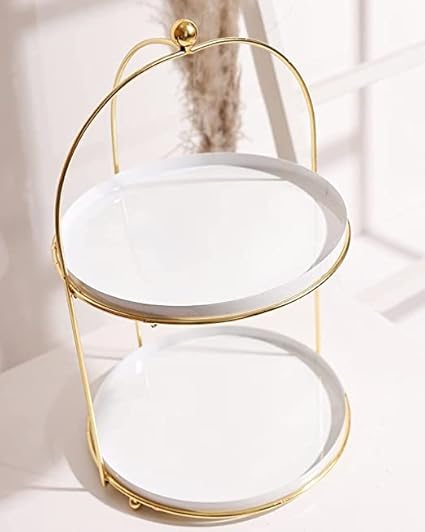2-Tier Decorative Display Stand,