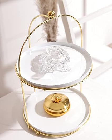 2-Tier Decorative Display Stand,