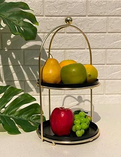2-Tier Decorative Display Stand,