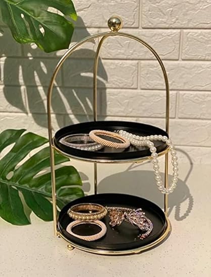 2-Tier Decorative Display Stand,