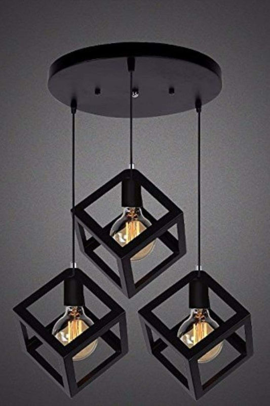 3in1 Base Square Cube Hanging Lamp Square Cube Hanging Lamp,
