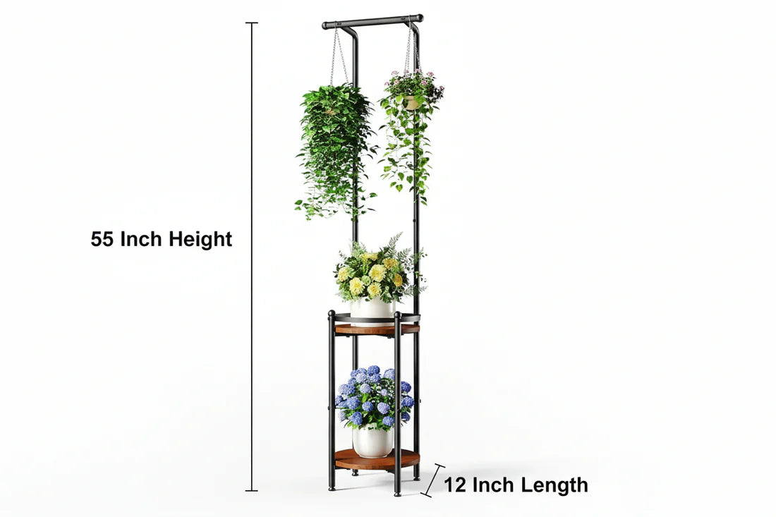 lant Stands Plant Stand for Balcony Rust Proof Metal Plant Stand