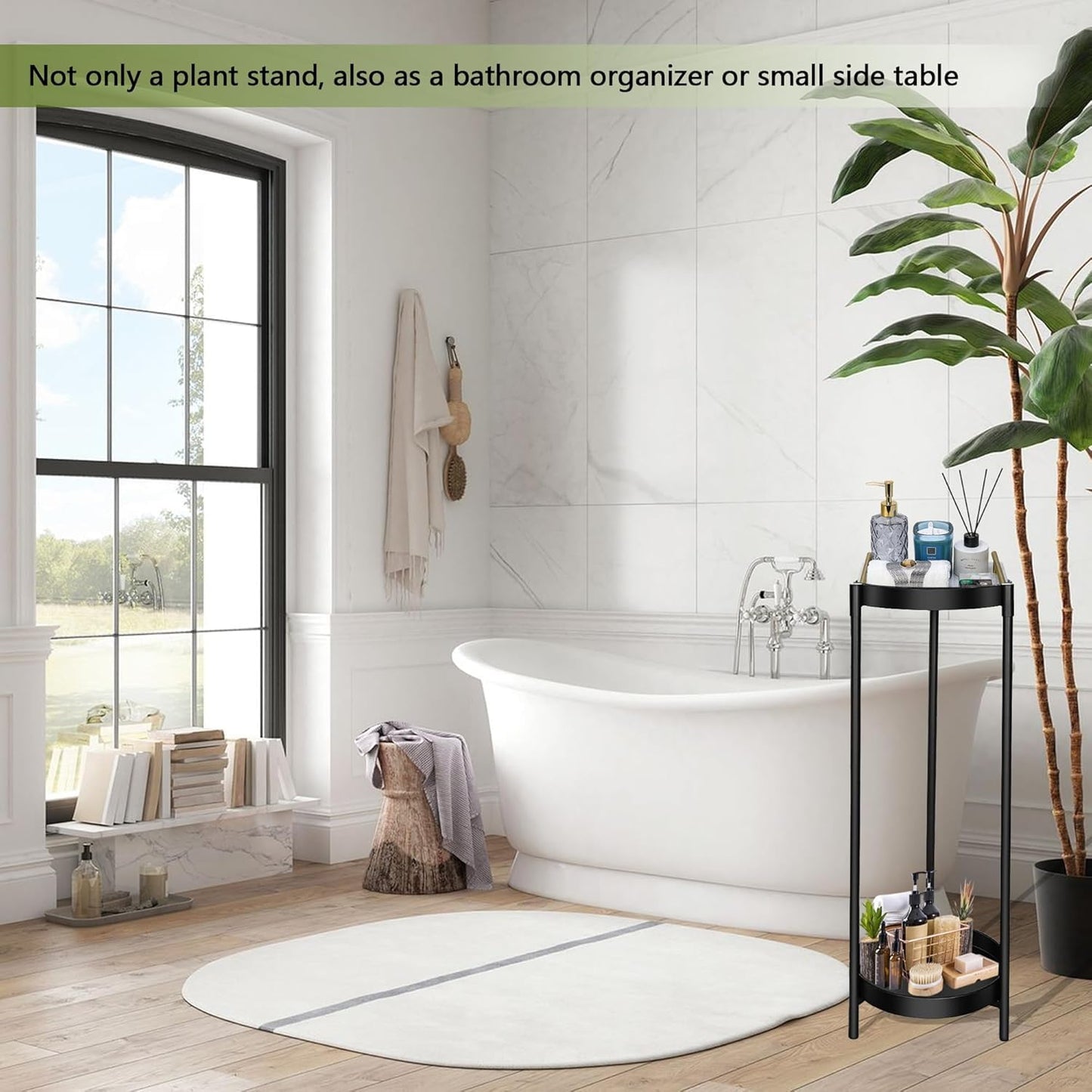Modern Plant Stand black