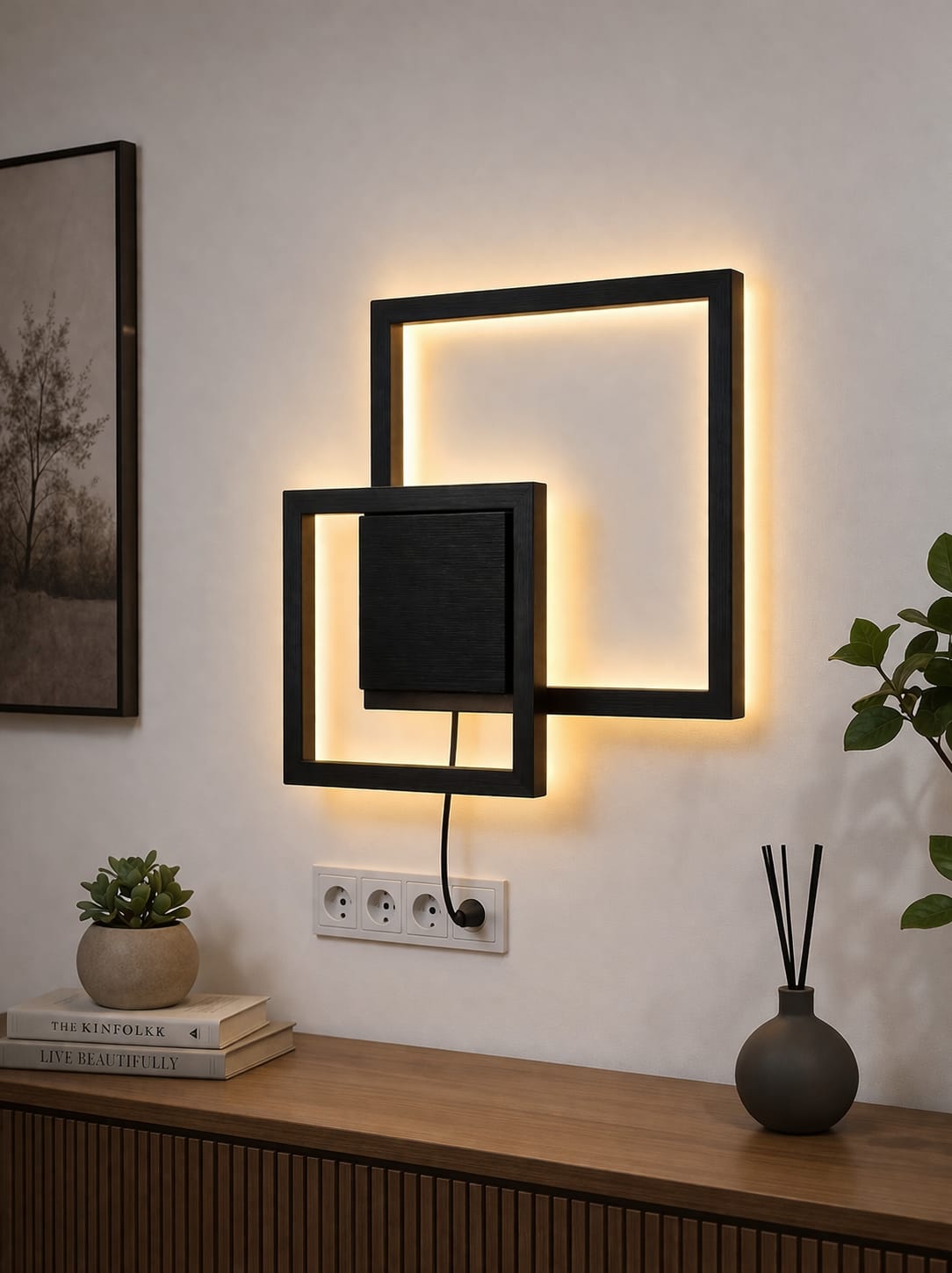 Luxury Wall Lamp (L-Square)