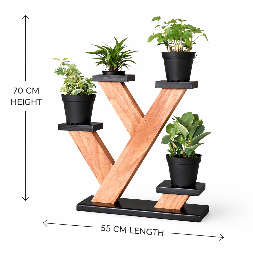 Modern Plant Stand Wooden