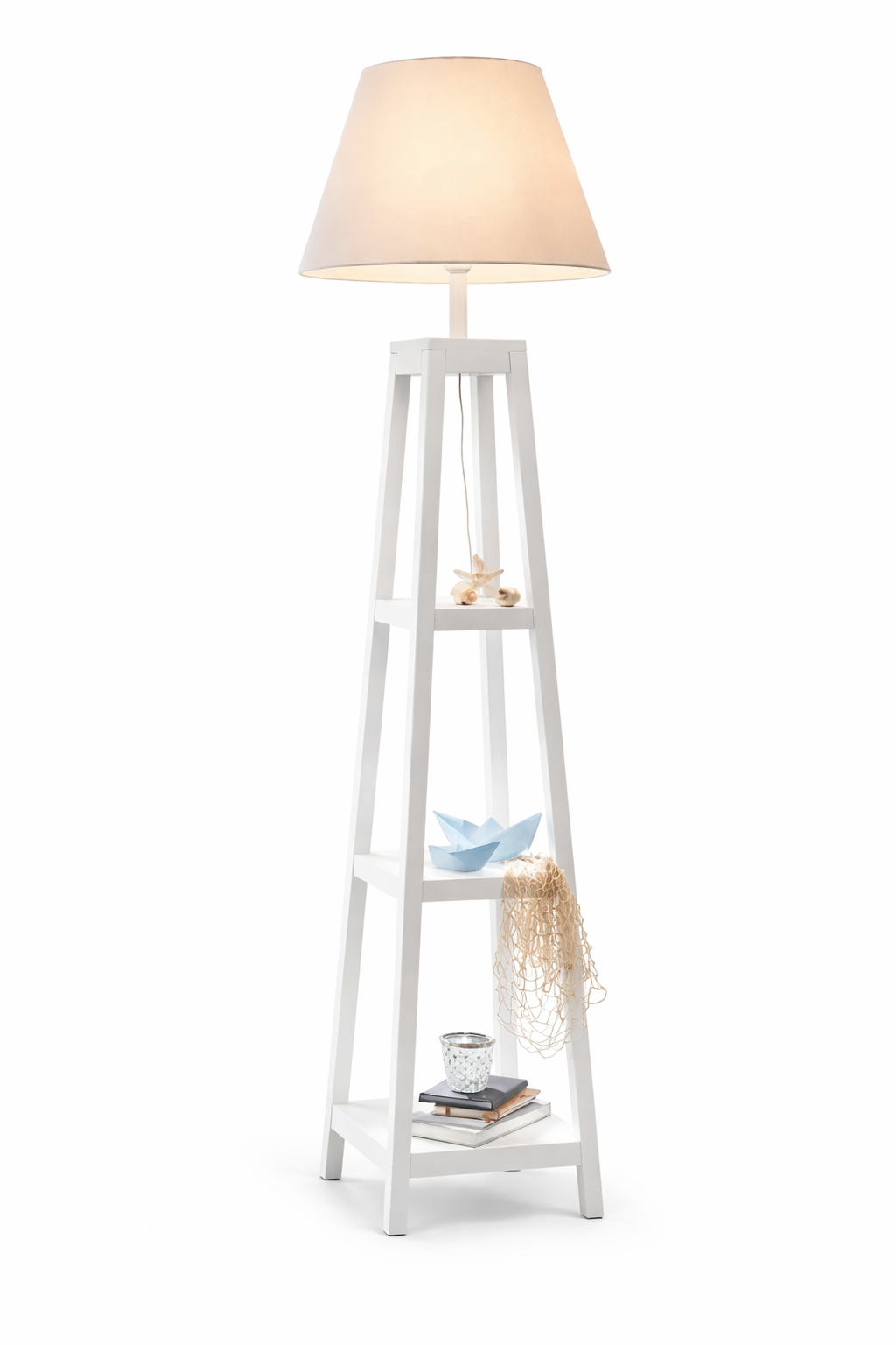 Wooden White Luxury Lamp (W.L White)