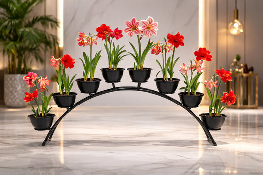 Flower pot stand full black
