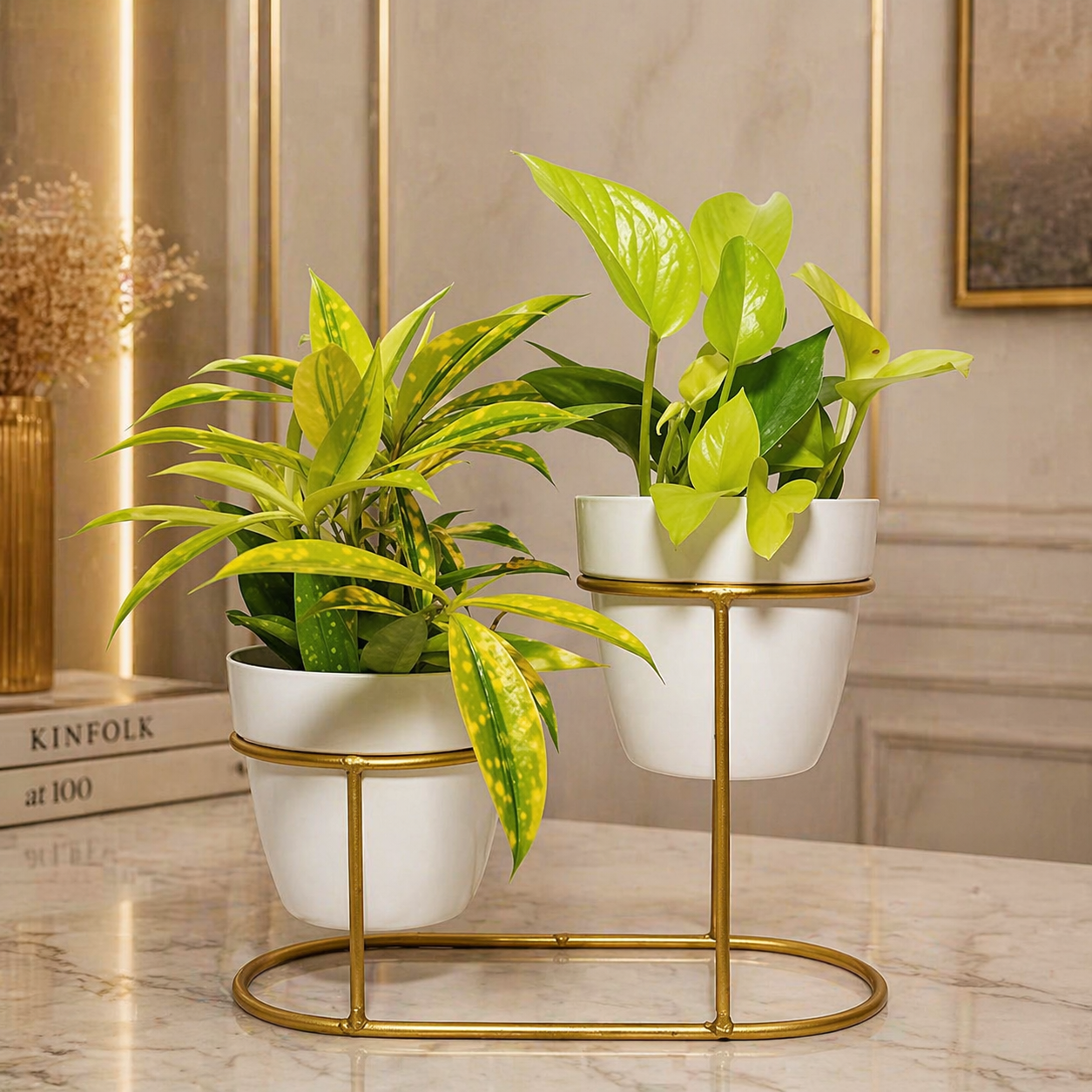 Flower pot stand set of 2