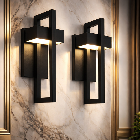 Wooden Lamp Hanging Lamp Set of 2