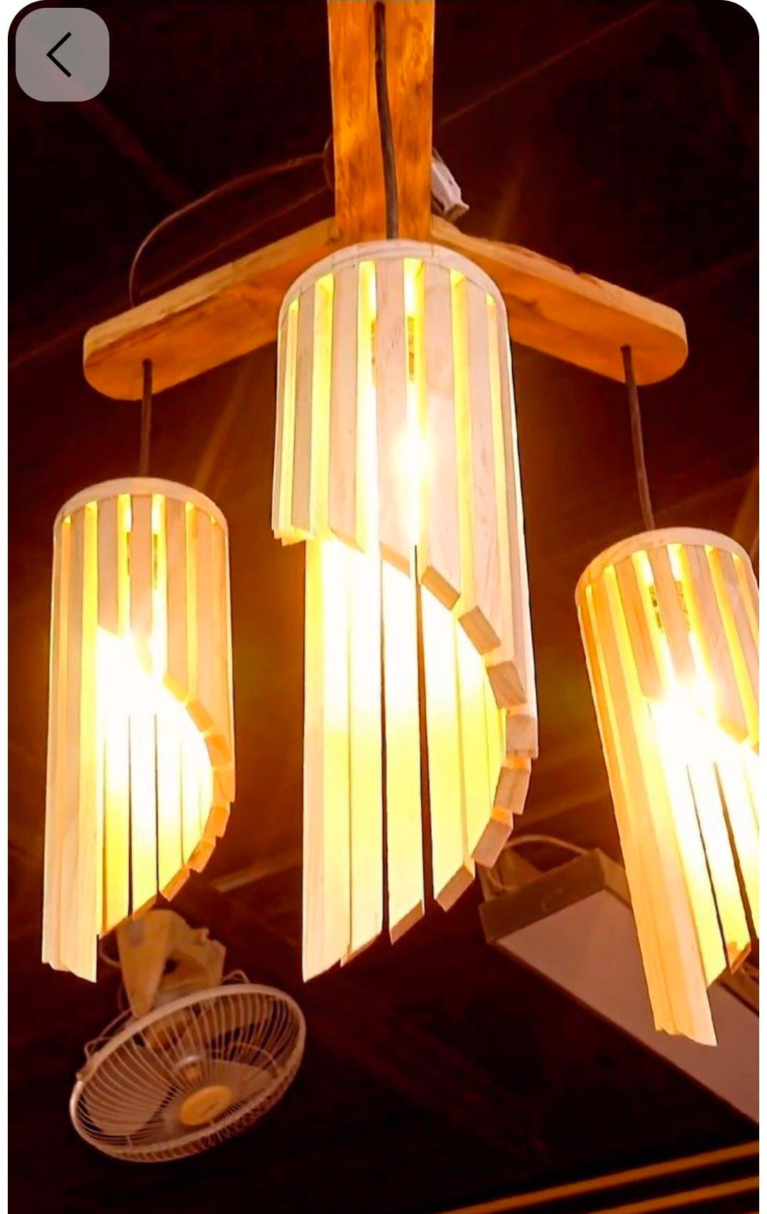 Wooden Ceiling Lamp  Wooden Hanging Lamp