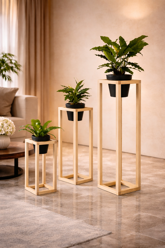 Modern Plant Stand Wooden