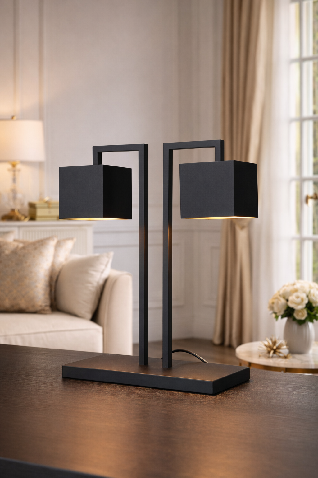 Luxury Metal Lamp Black (L.Black-22)