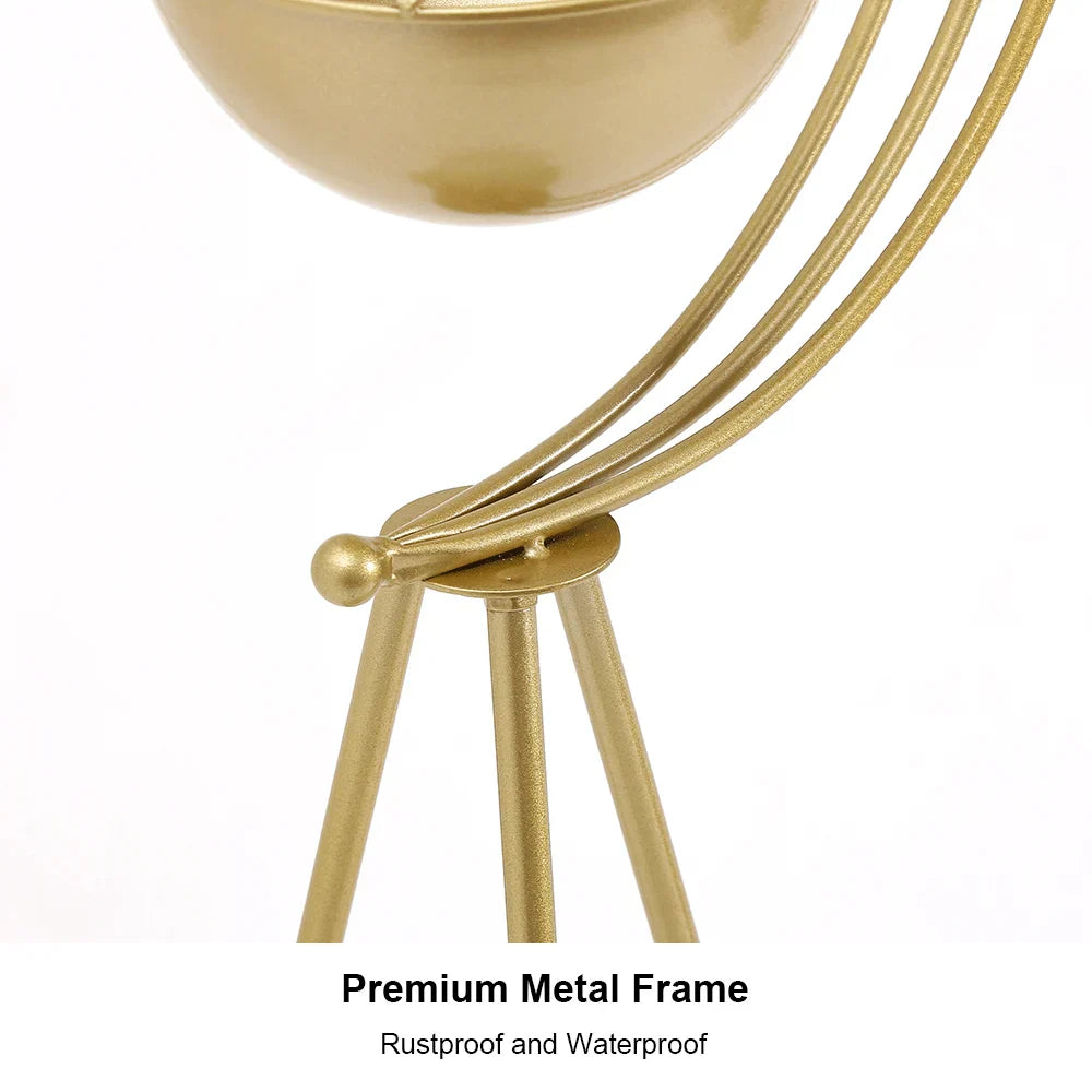 Modern Metal Moon Flower Stands