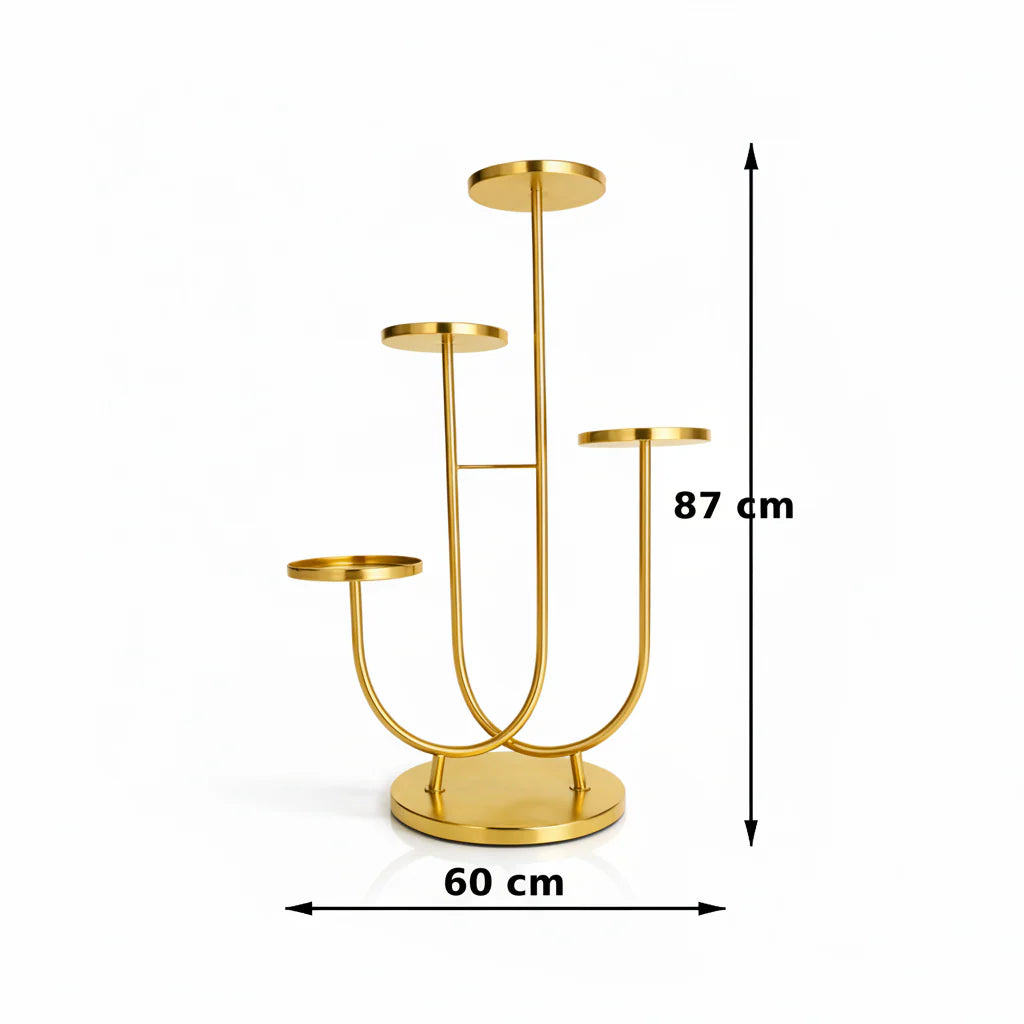 Royale Gold Multi Stand Metal Plant Stand